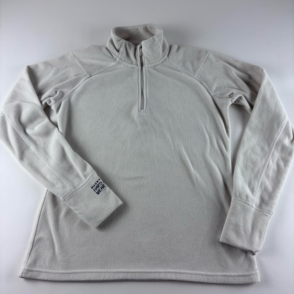 Mountain Hardwear Fleece Top 1/4 Zip Cream‎ Beige Women's Medium